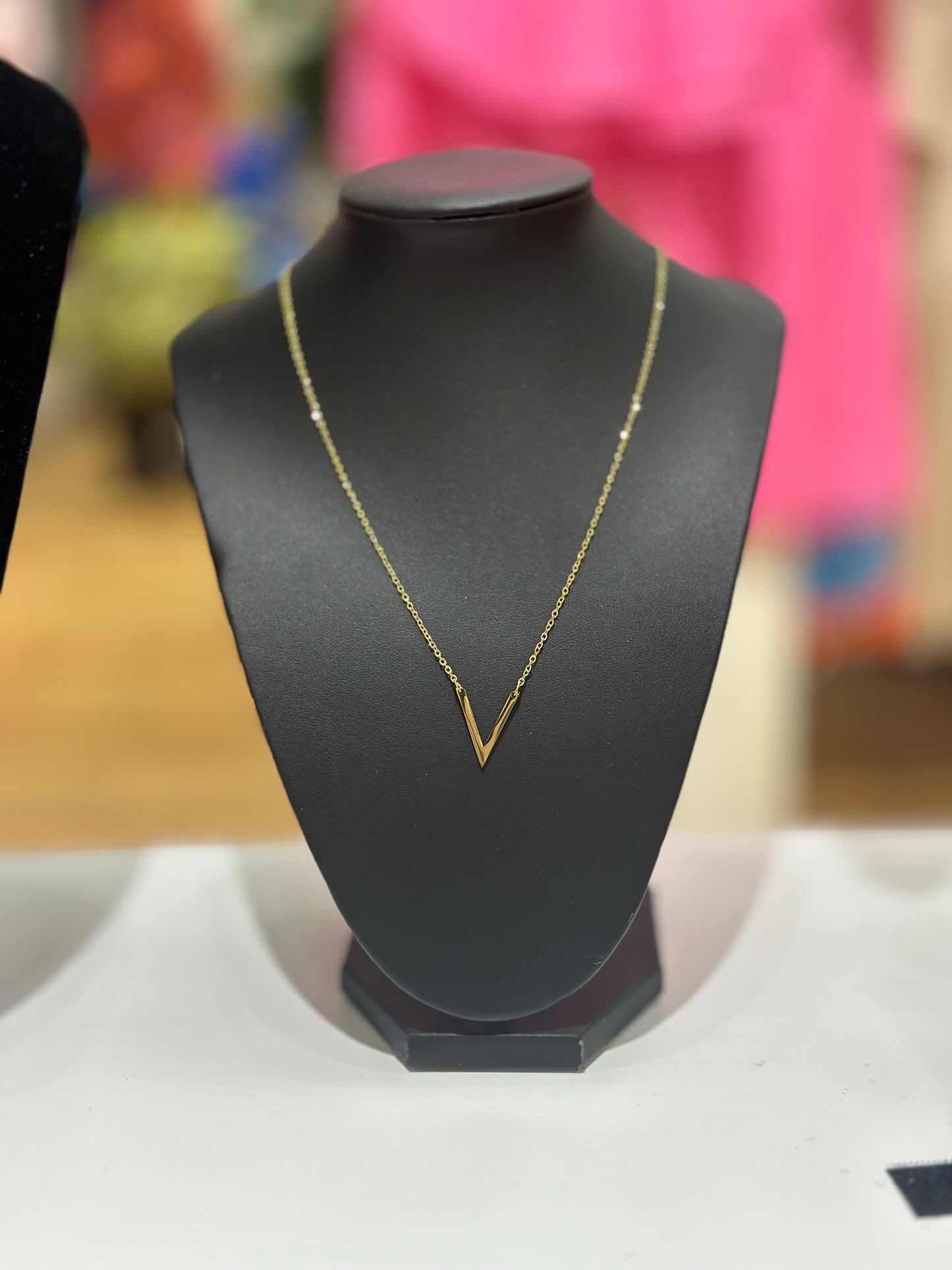 Necklace ~ “V” pendant