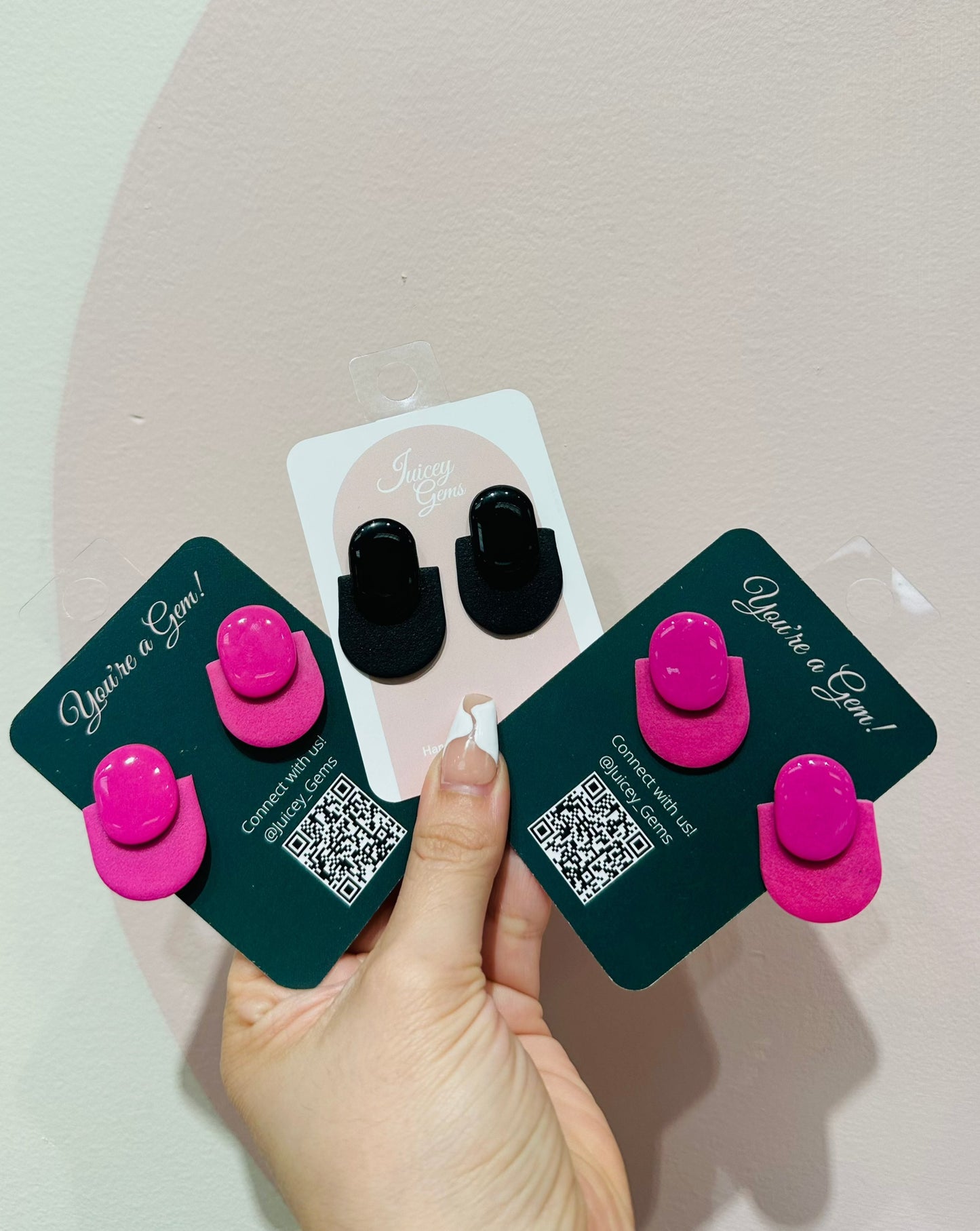 Earrings ~ Glossy Matte
