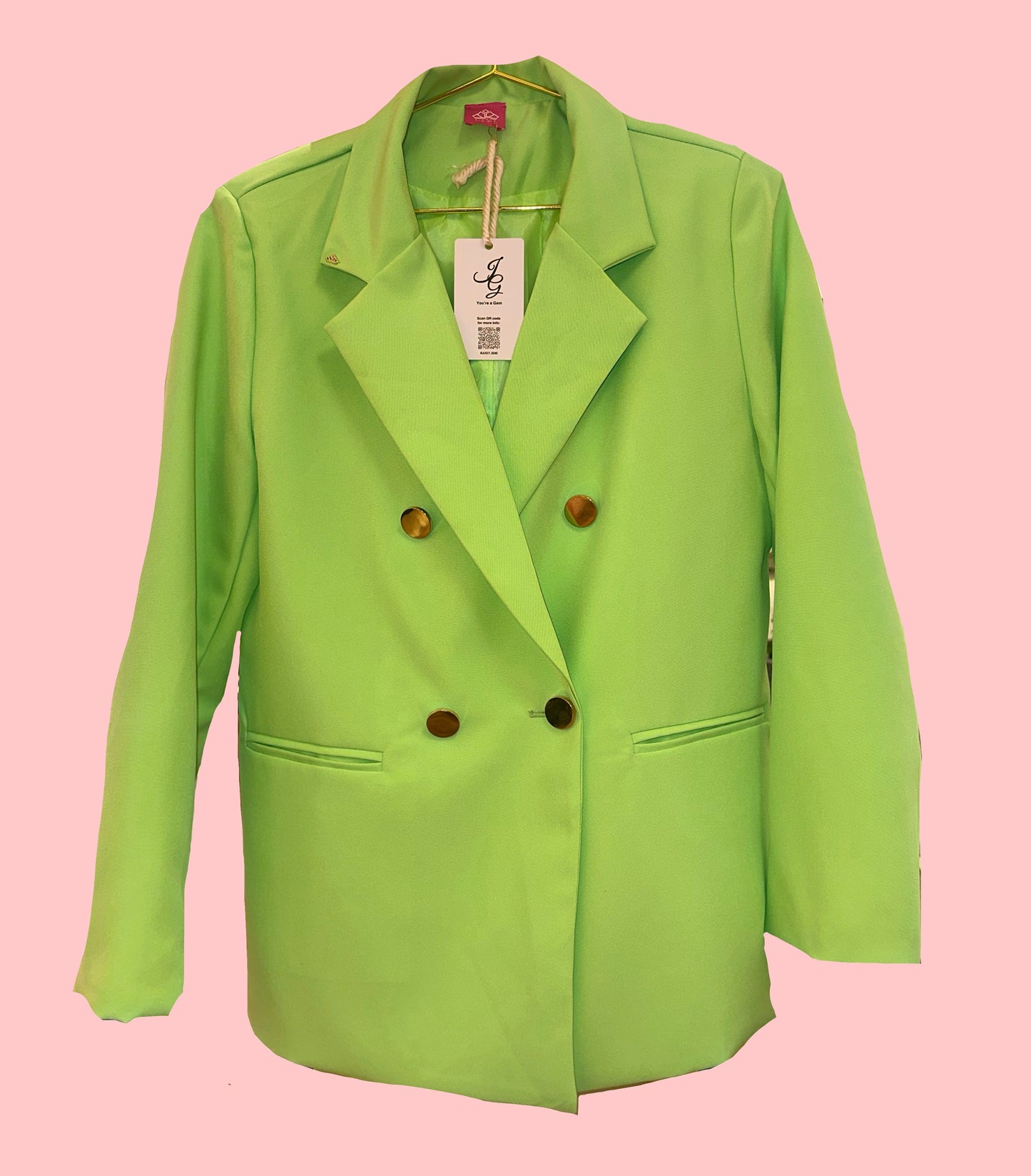 Fashion Line~ Button Blazer