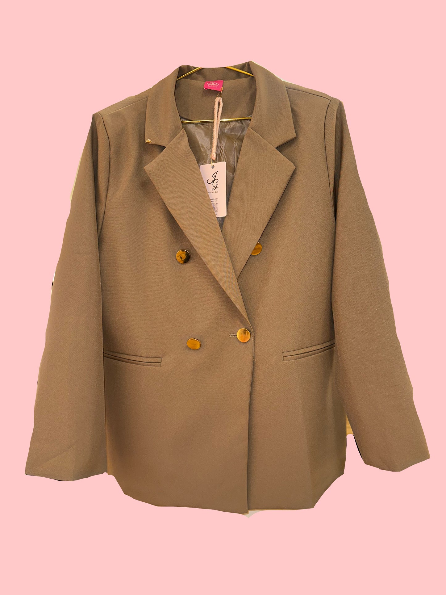 Fashion Line~ Button Blazer