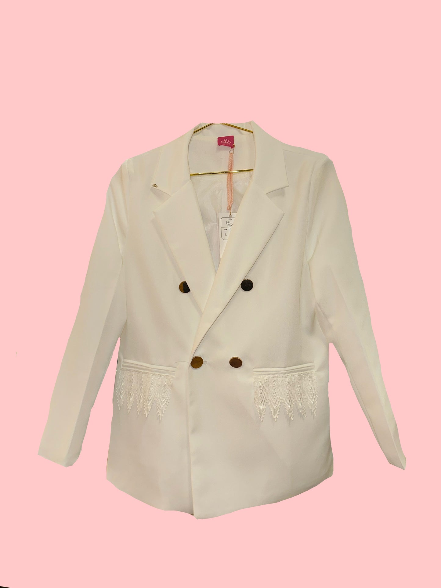 Fashion Line~ Button Blazer