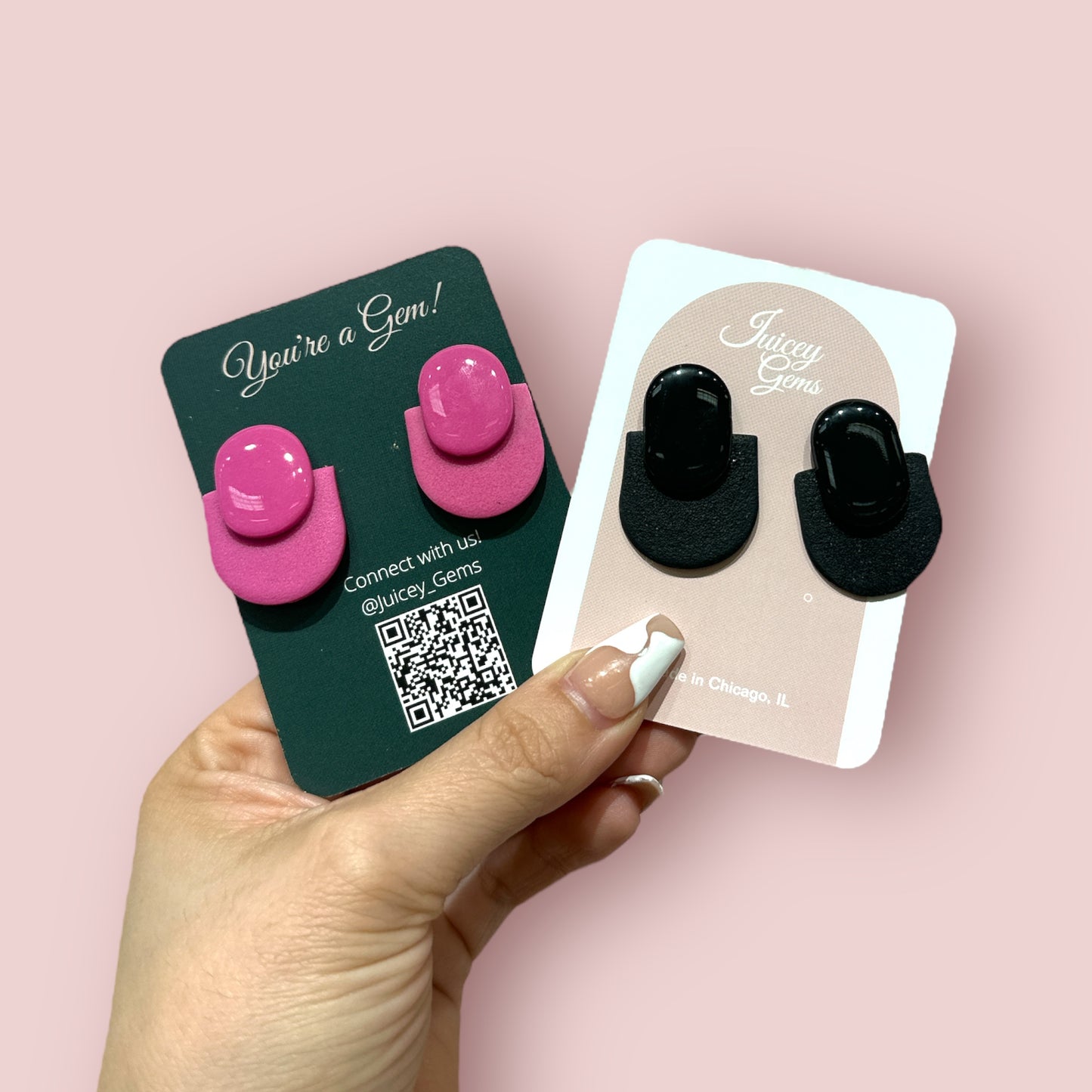 Earrings ~ Glossy Matte
