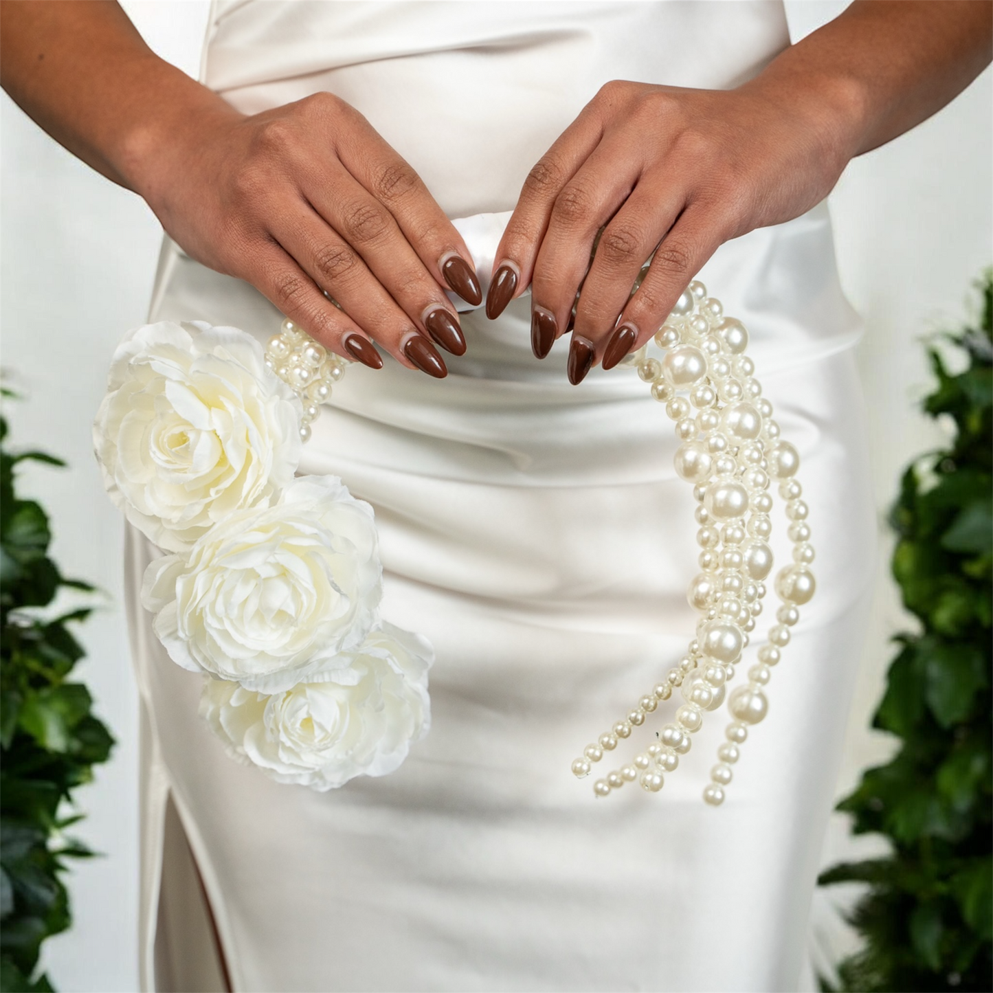 "Mis Tres Estrellas" Pearl Bouquet