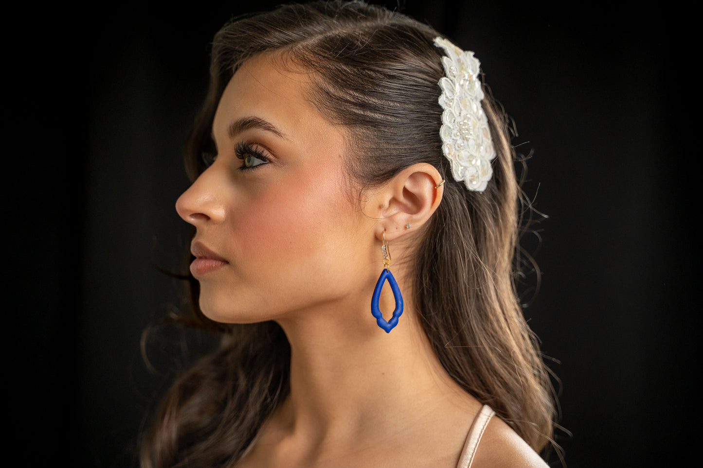 Custom color Bridesmaides earrings