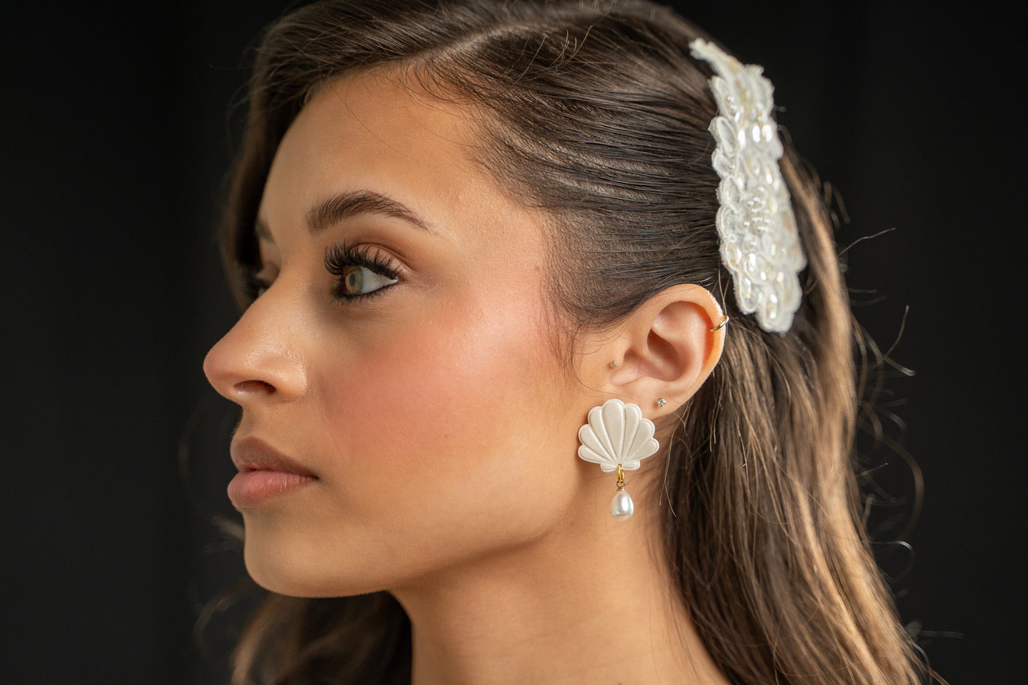 Custom color Bridesmaides earrings