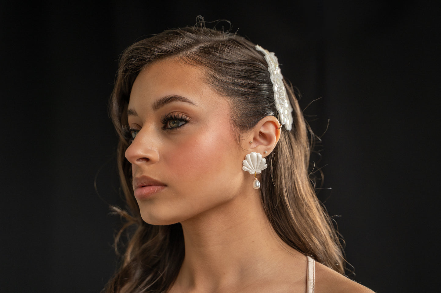 Custom color Bridesmaides earrings