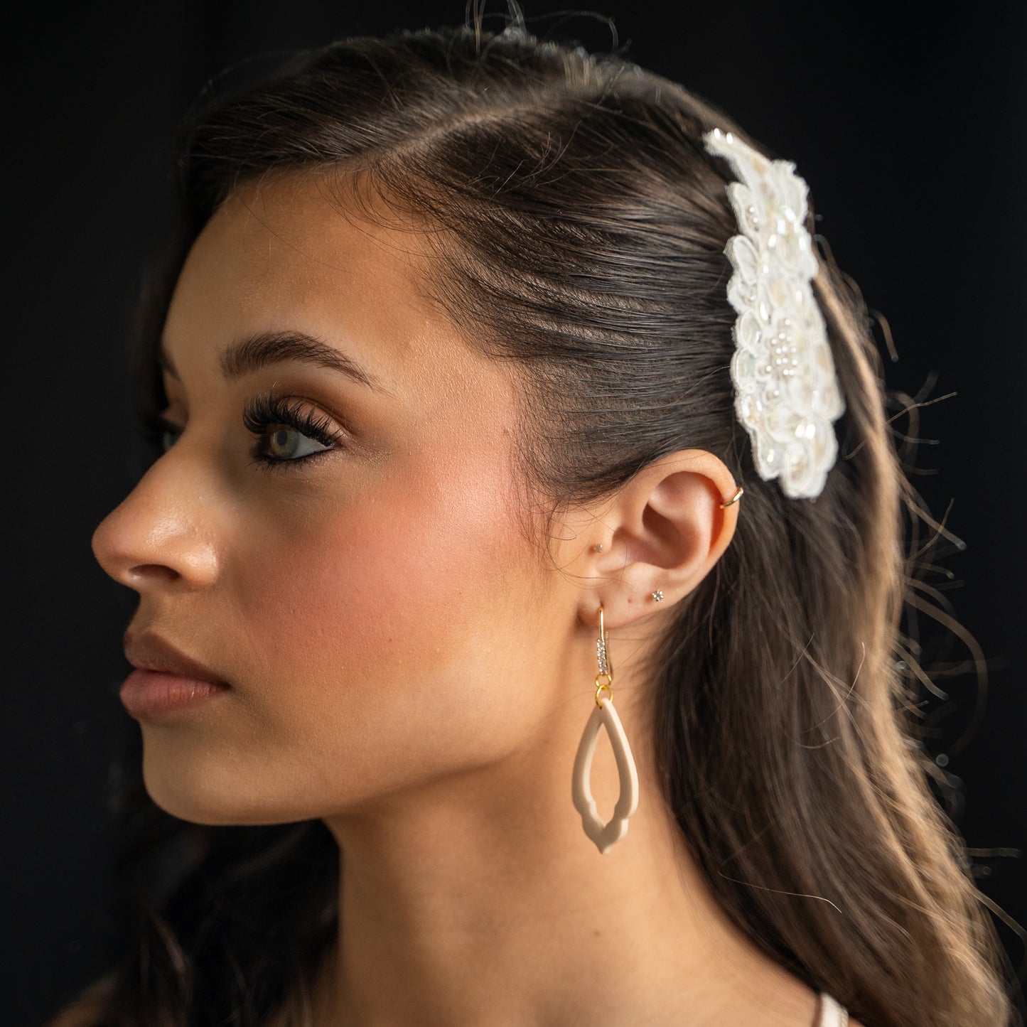 Custom color Bridesmaides earrings