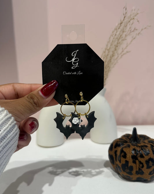 Earrings~ Elegant Bat