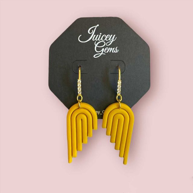 Earrings ~ Golden Alitas